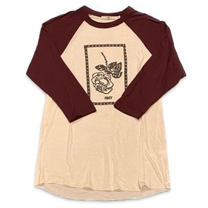 OBEY BASEBALL TEE